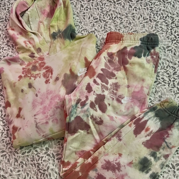 Nike Other - Nike Tie Dye Cotton candy sweatsuit